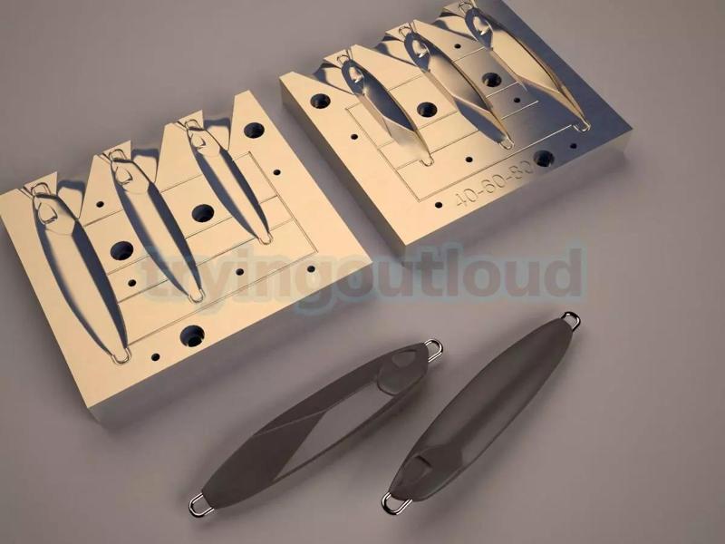 40-60-80Gr DM Force Slow Pitch Metal Jig Mold