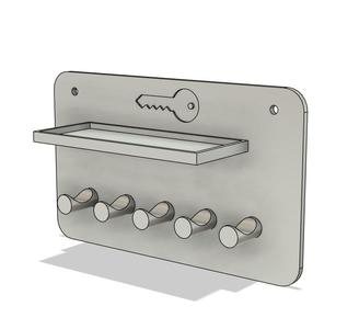 Wall mount keyholder