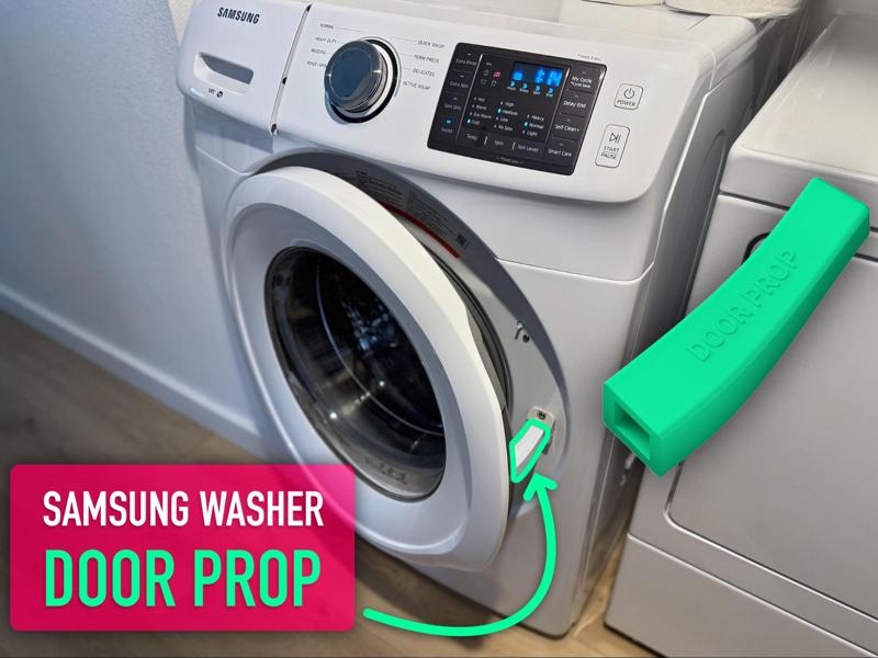 Samsung Clothes Washer Door Prop - Stop the Mold!