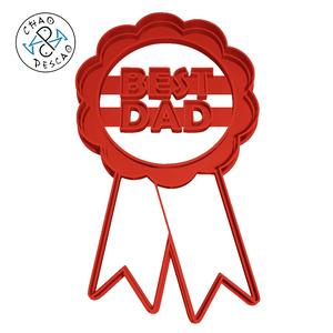 Best Dad - Father´s Day - Cookie Cutter - Fondant - Polymer Clay