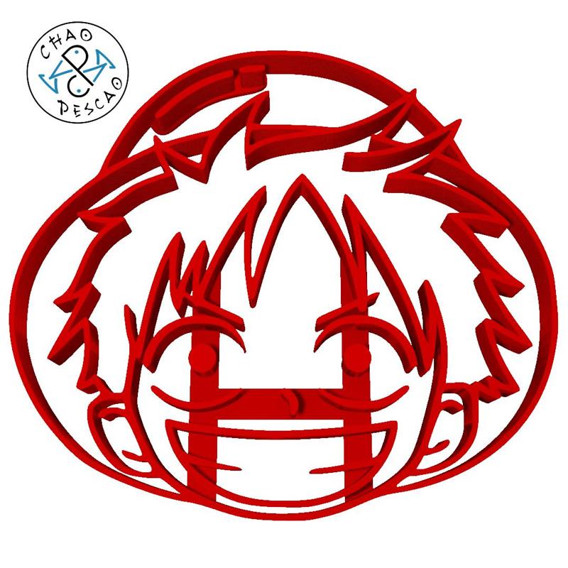Monkey D. Luffy - One Piece - Cookie Cutter - Fondant - Polymer Clay