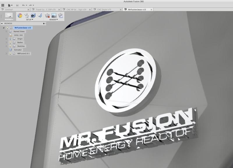 Back to the Future Mr. Fusion Insignia 