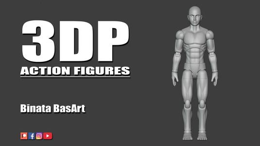 3DP Action Figures - Binata BasArt Pinless