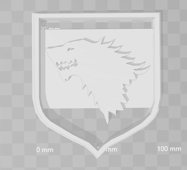 stark house game of thrones cookie cutter