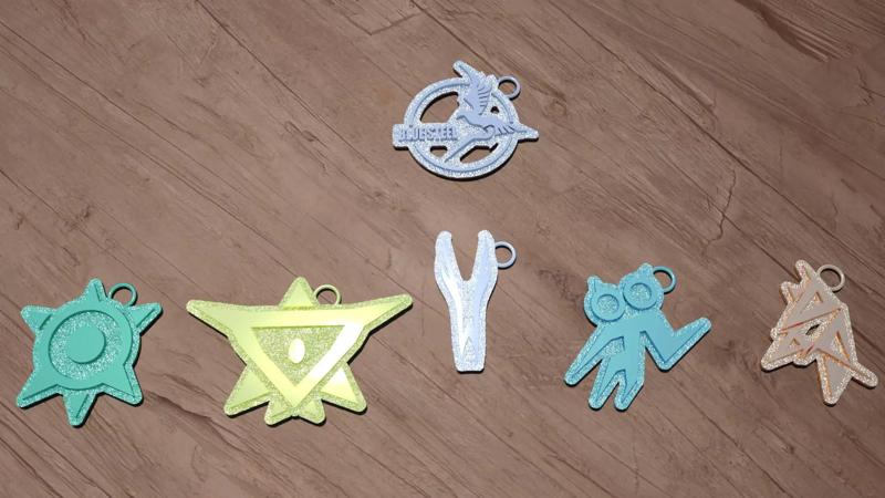 ARPEGGIO OF BLUE STEEL KEYCHAIN AND CORE