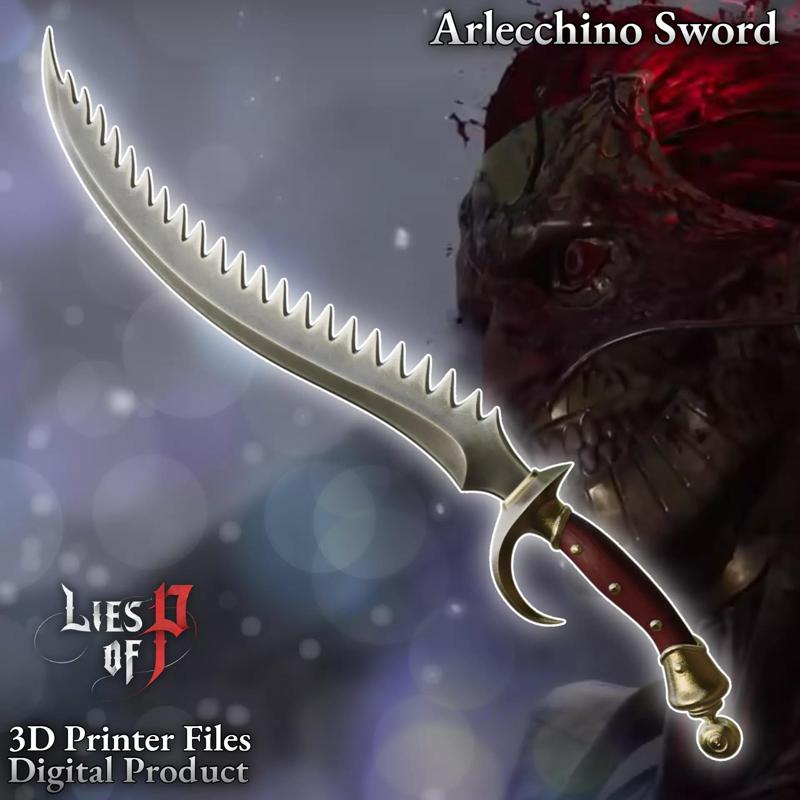Arlecchino The Blood Artist Cosplay Sword Lies of P