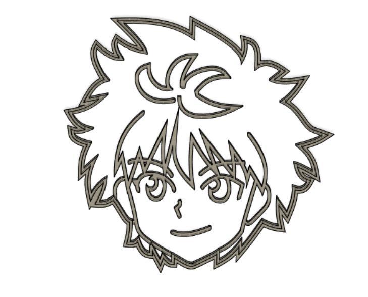 HXH Kirua Cookie cutter