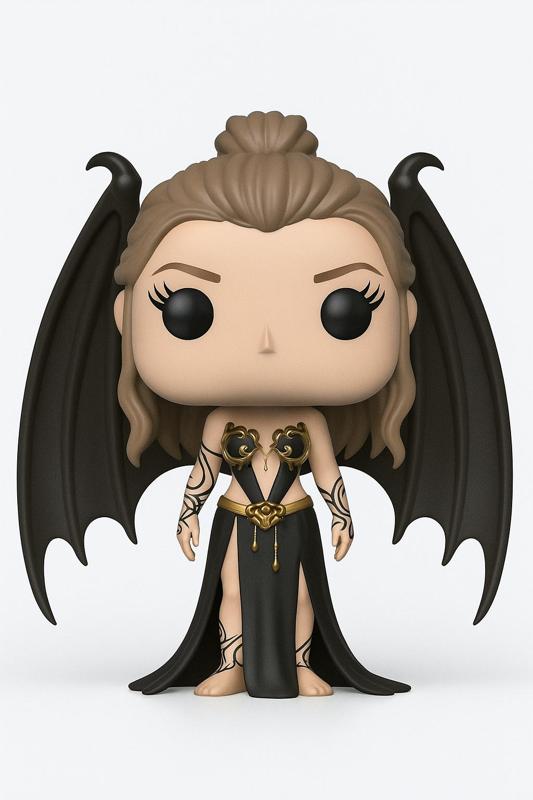 ✨ Feyre Archeron – ACOTAR chibi-Style Figure with Wings | 3D Print Model