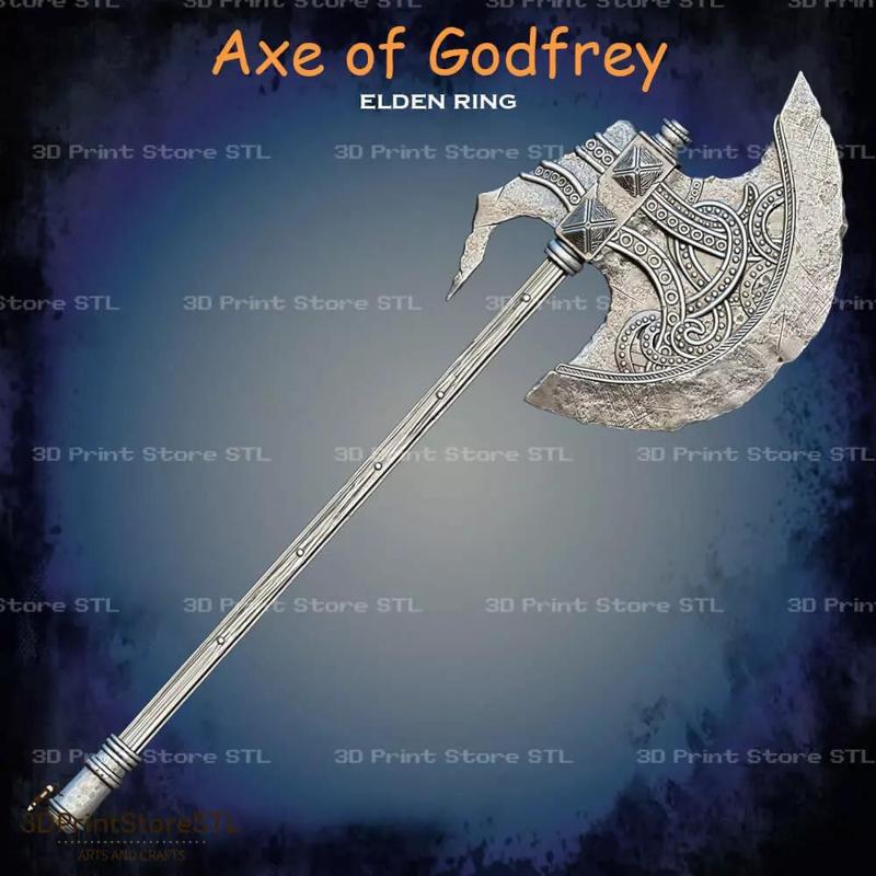 Axe of Godfrey Cosplay Elden Ring - STL File