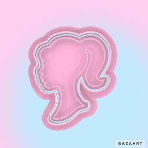Barbie Head Cookie Cutter