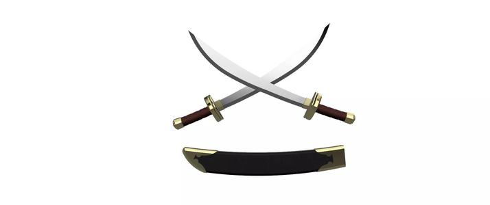 Zuko dual swords double dao