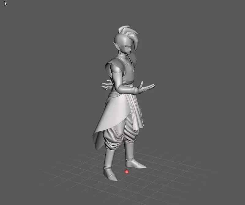 Zamasu 3D Model dragon ball character