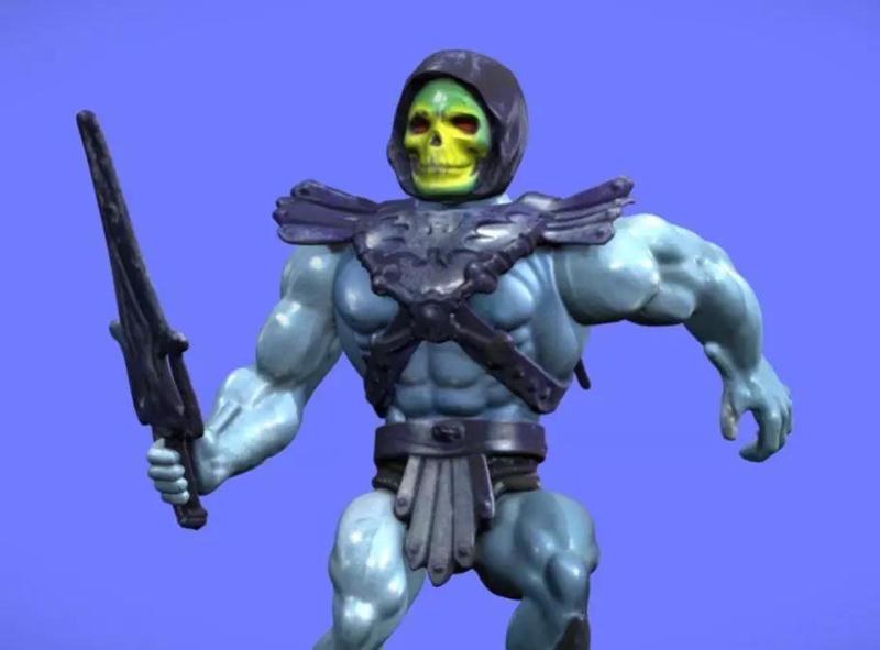 80s MOTU SKELLETOR FIGURE - 3D SCAN