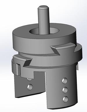 camera centering holder for cnc with 7mm shank