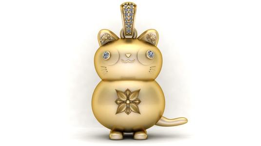 TREADY CUTE PANDANT 3D PRINTABLE MODAL