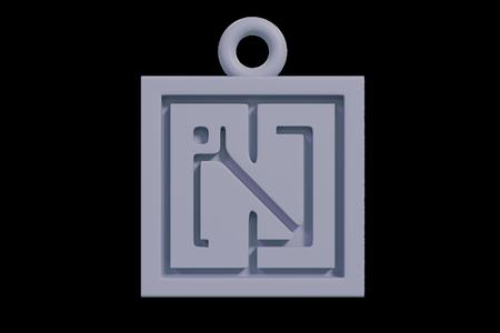 Arknights Keychain Support Icon - 3D Printable STL File