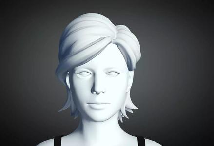 3D Hair style for Female 53 3D model