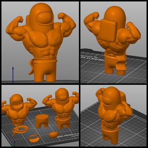 Among Us Karate Black Belt Strong Ultra Swole V1