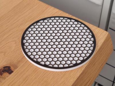 Honeycomb coaster