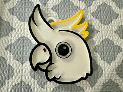 COCKATOO KEYCHAIN