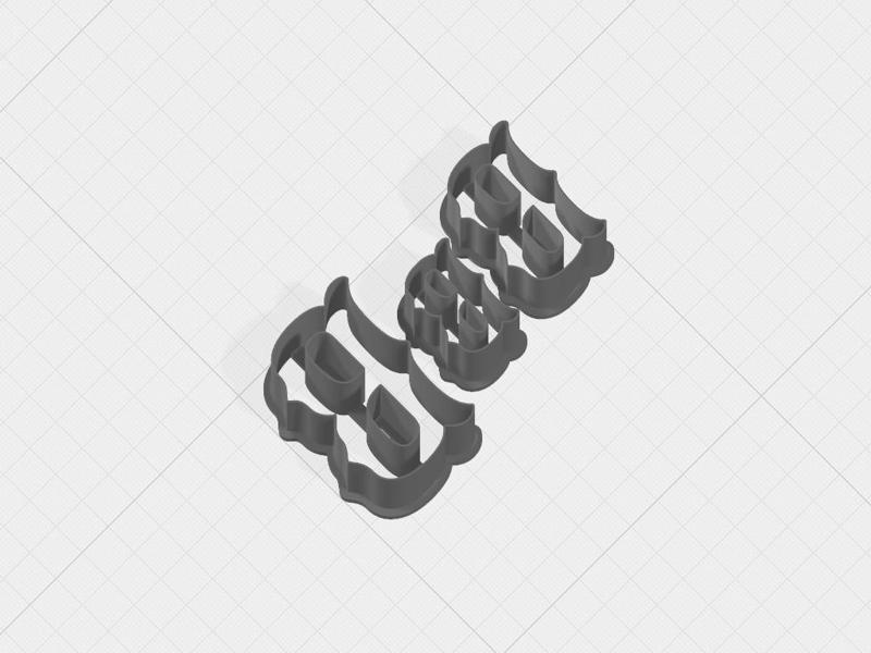 Letter B Cookie Cutter