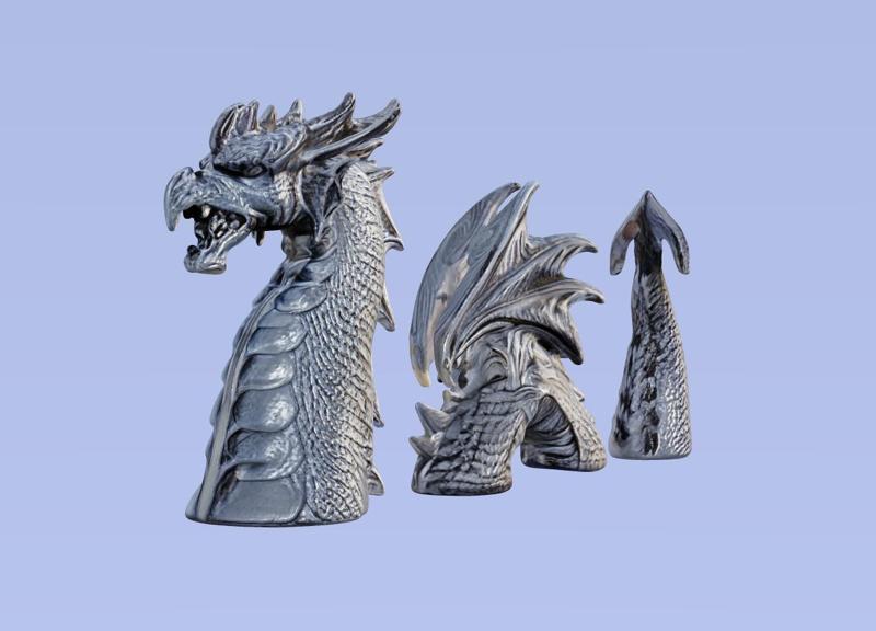 Dragon Statue For Printing, Home Decoration