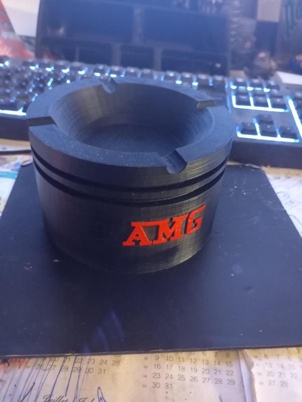 Mercedes piston ashtray