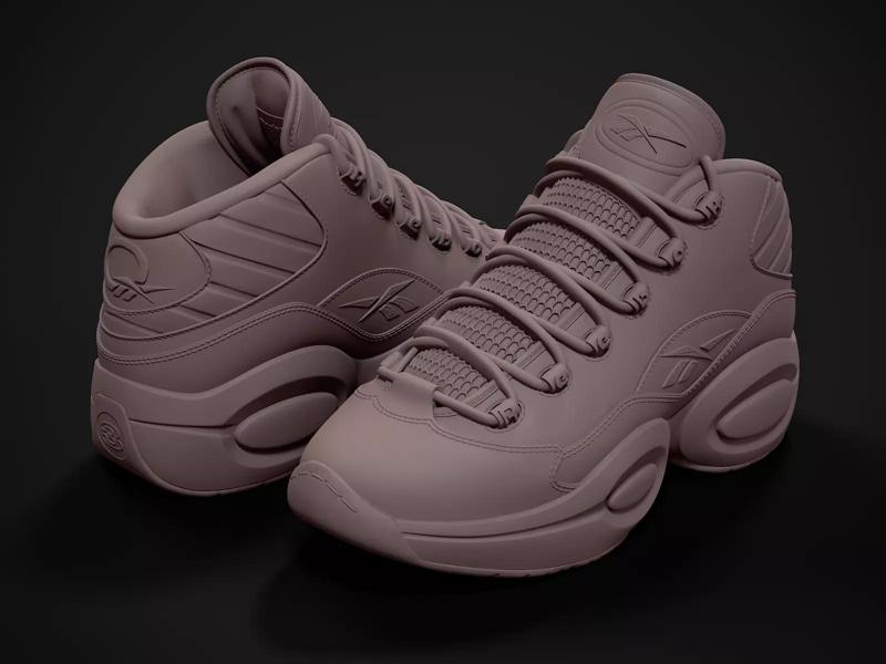 Reebok Question-retro sneaker-3d printable