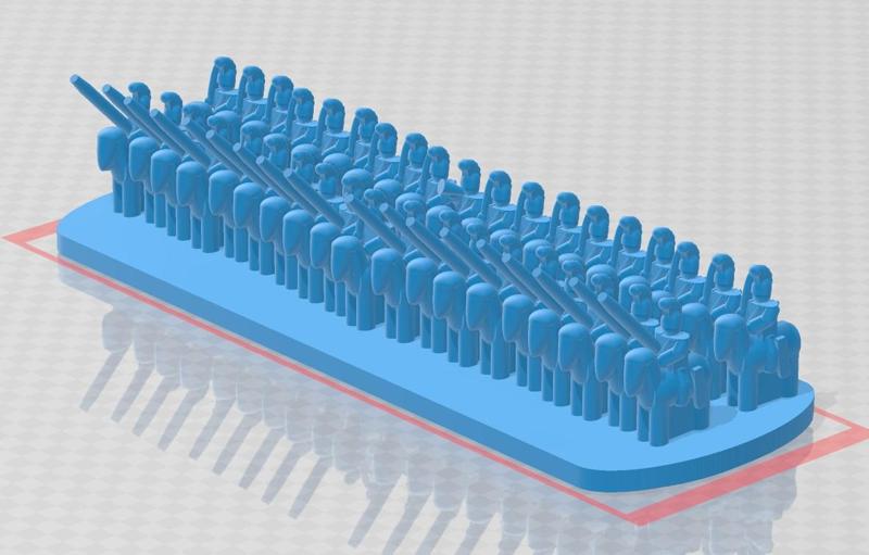 3mm French Cavalry - Lancer squadron