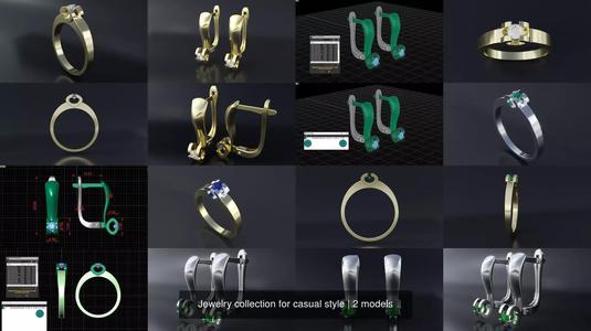 Jewelry collection for casual style