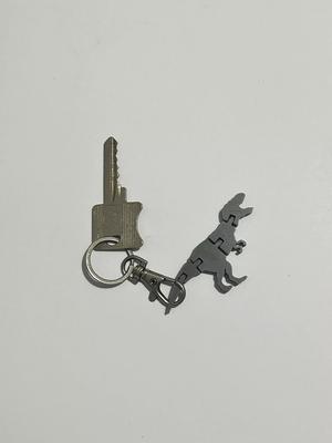 CUTE FLEXI PRINT-IN-PLACE T-REX- KEYCHAIN
