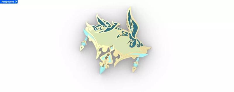 Genshin Impact Cloud Retainer Xianyun Fan Cosplay 3d Printable