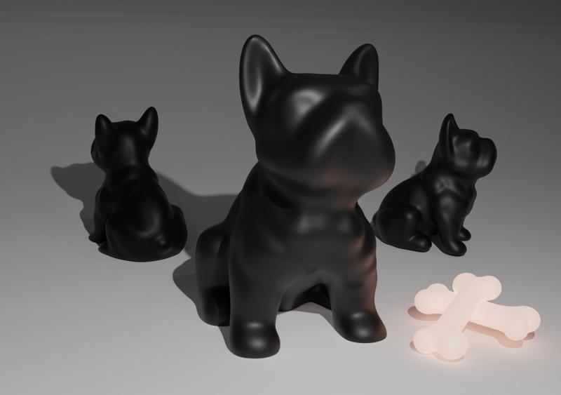French Bulldog Sculpture