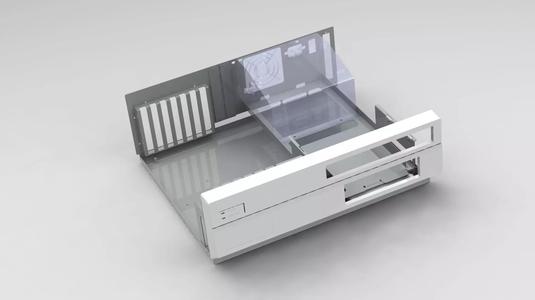 Amiga 2000 reproduction case 3d model