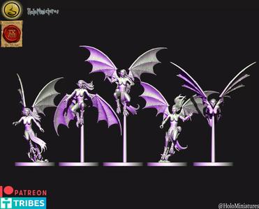 Dark elves Harpies unit