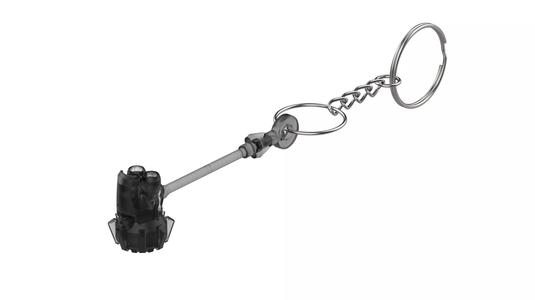 Keychain - Reinhardt Rocket Hammer - Overwatch - Printable - STL
