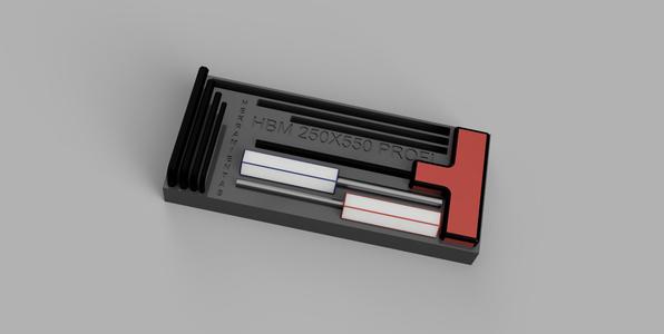 HBM tool organizer 250x550