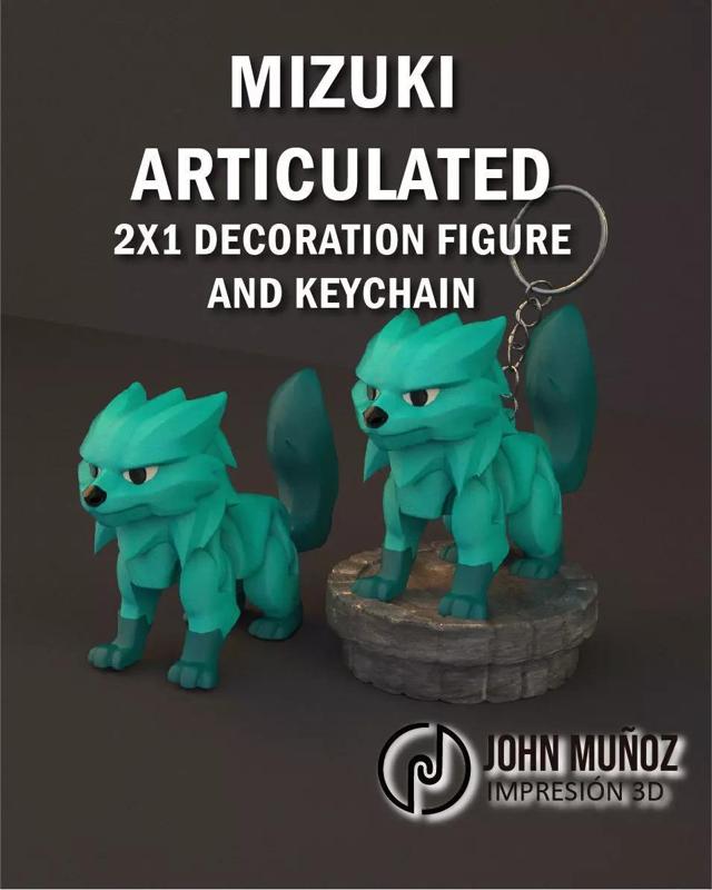 Mizuki Otter Guardian Water - Figure decorative and keychain