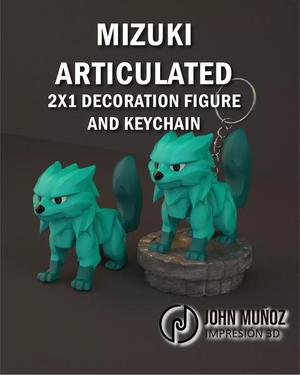 Mizuki Otter Guardian Water - Figure decorative and keychain