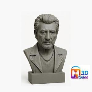 JOHNNY HALLYDAY BUST