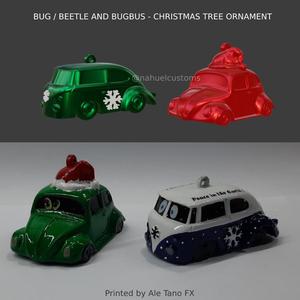 BUG / BEETLE AND BUGBUS - CHRISTMAS TREE ORNAMENT