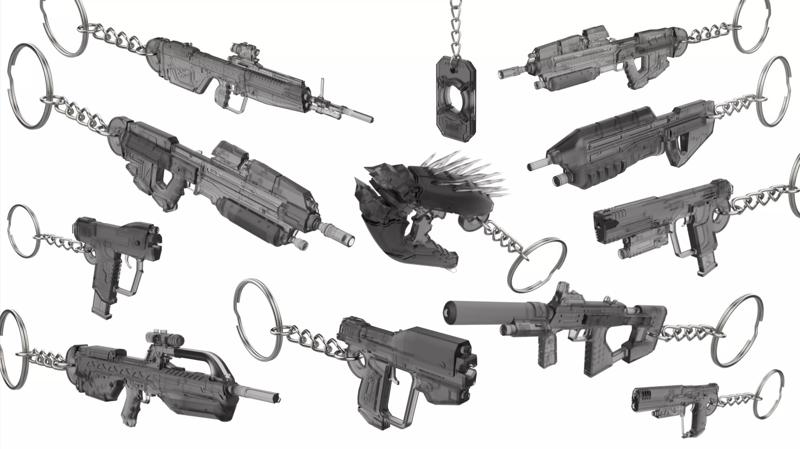 Halo Keychains Bundle - 13 Printable STLs - Commercial Use