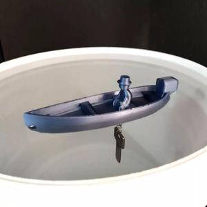 Fisherman Keychain Floating Boat - Key Saver