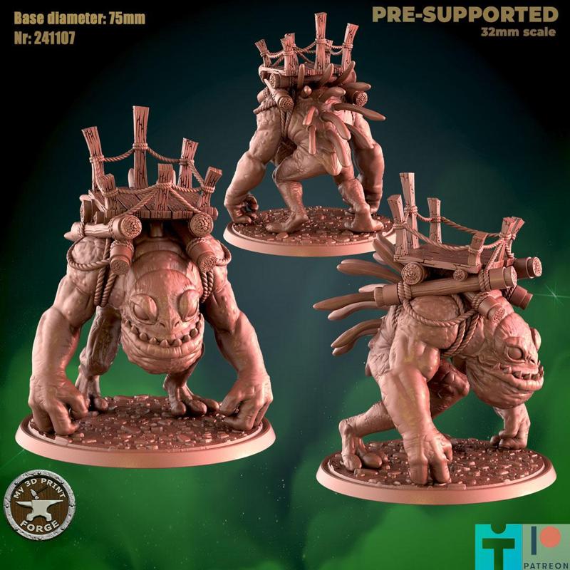 Gigantic Grrrock Murloc Two models