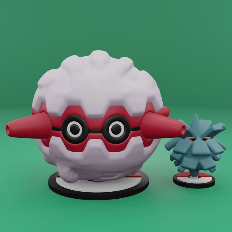 Pokemon No. 204, 205 Pineco, Forretress