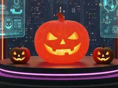 Demonic Halloween Pumpkin