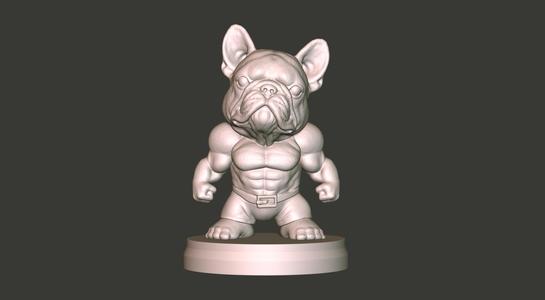French Bulldog Hulk Chibi