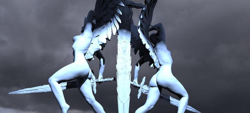 Lady of the lake Holy winged version 2