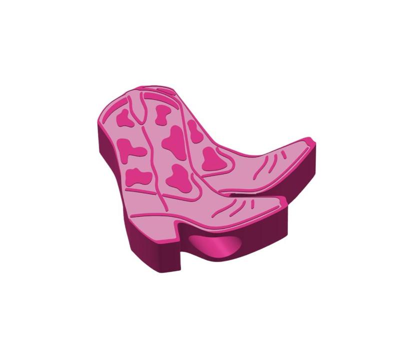 Glam Cowgirl Cowprint Boots toppers 2 sizes 3MF File included