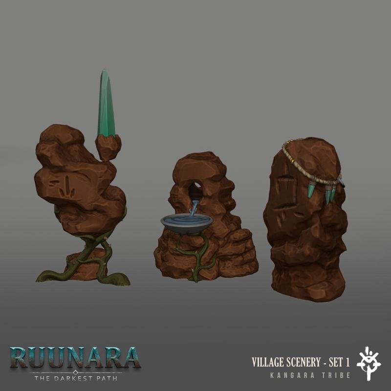 RUUNARA - TERRAIN SCENERY / KANGARA TRIBE